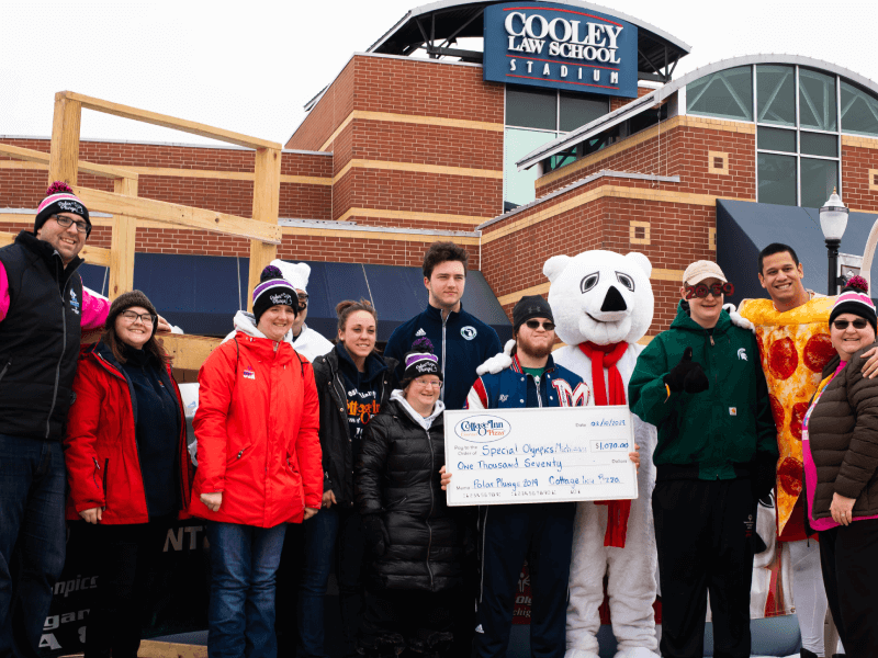 Special Olympics Donations At Cottage Inn Pizza Cottage Inn Pizza