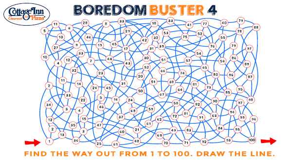 Boredom Buster maze