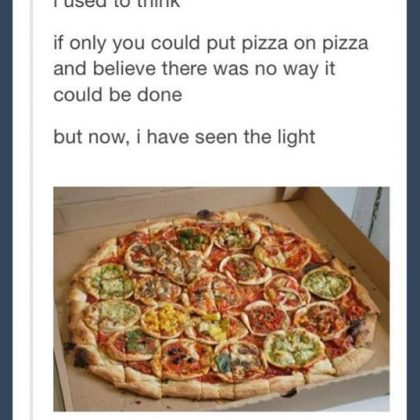 Pizza on pizza meme