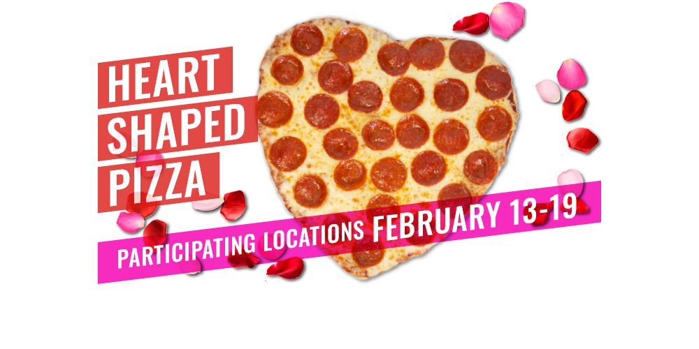 Valentine's Heart Shaped Pizza Near Me Cottage Inn Pizza