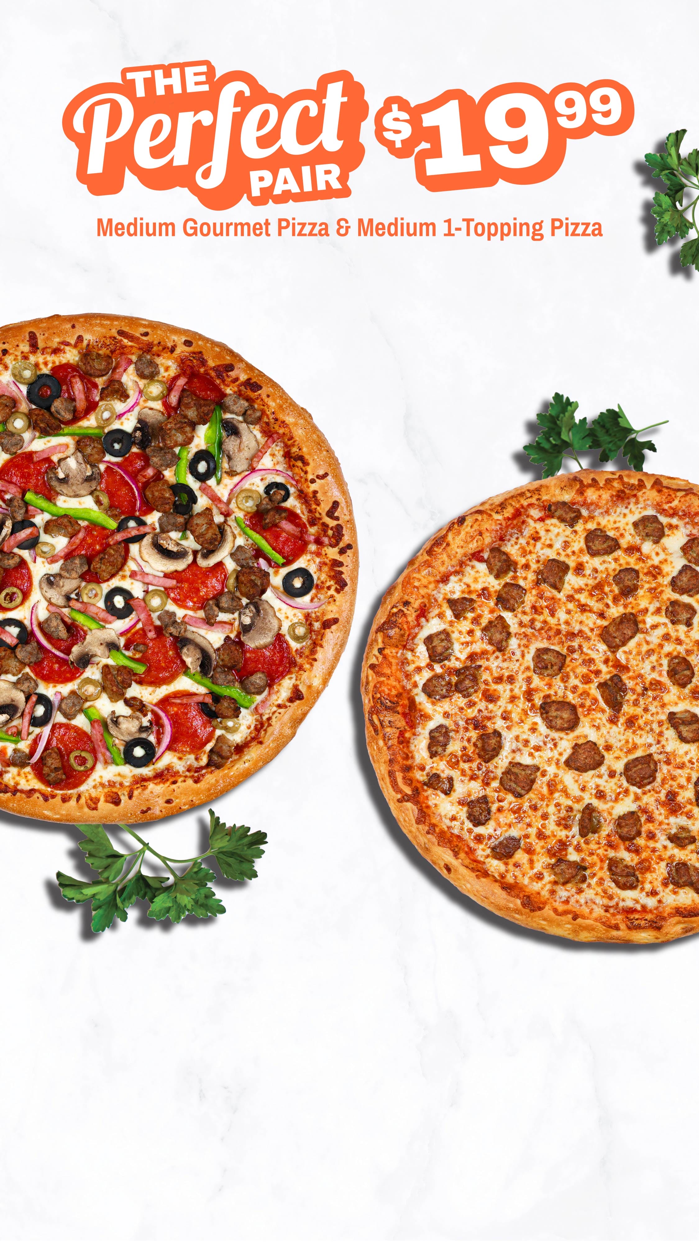 The Perfect Pair - Cottage Inn Gourmet Pizza