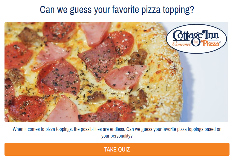 Favorite Pizza Toppings Quiz